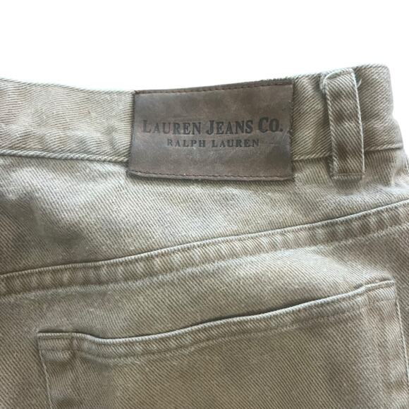 Lauren Ralph Lauren Brown Jeans Womens Size 14 Straight Leg Classic Basic Simple - Picture 6 of 7